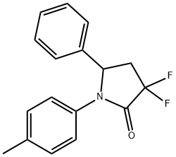 3,3-Difluoro-5-phenyl-1-(p-tolyl)pyrrolidin-2-one Structure