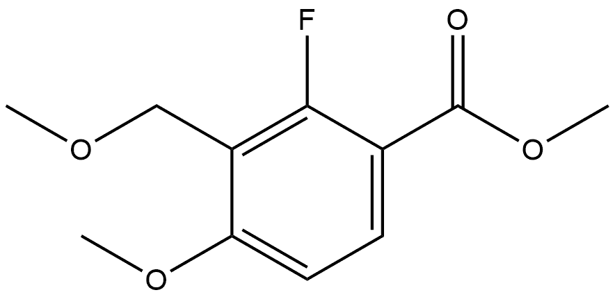 Methyl 2-fluoro-4-methoxy-3-(methoxymethyl)benzoate Structure