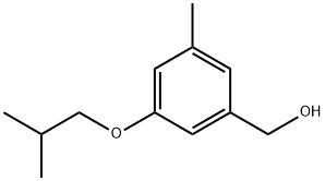 (3-Isobutoxy-5-methyl-phenyl)-methanol Structure