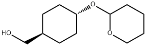 trans-4-[(tetrahydro-2H-pyran-2-yl)oxy]Cyclohexanemethanol Structure