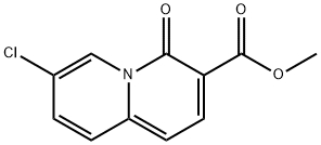 4H-Quinolizine-3-carboxylic acid, 7-chloro-4-oxo-, methyl ester Structure