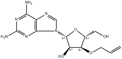 Adenosine, 2-amino-3'-O-2-propenyl- (9CI) Structure