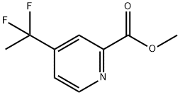 methyl 4-(1,1-difluoroethyl)picolinate Structure