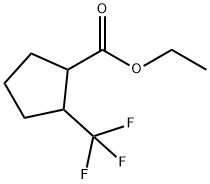 Cyclopentanecarboxyl?ic acid, 2-?(trifluoromethyl)?-?, ethyl ester Structure