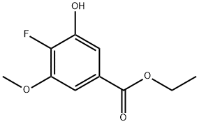 ethyl 4-fluoro-3-hydroxy-5-methoxybenzoate Structure