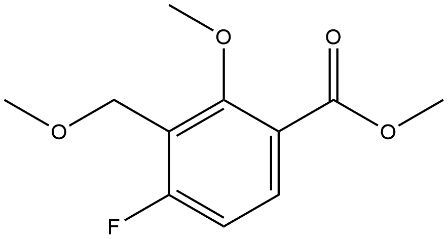 Methyl 4-fluoro-2-methoxy-3-(methoxymethyl)benzoate Structure