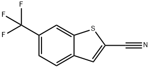 6-(Trifluoromethyl)benzothiophene-2-carbonitrile Structure