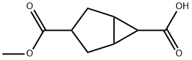 Bicyclo[3.1.0]hexane-3,6-dicarboxylic acid, 3-methyl ester Structure