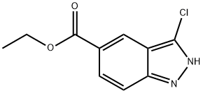 Ethyl 3-chloro-1H-indazole-5-carboxylate Structure