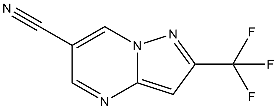 2-(trifluoromethyl)pyrazolo[1,5-a]pyrimidine-6-carbonitrile Structure