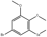 (5-Bromo-2,3-dimethoxyphenyl)(methyl)selane 구조식 이미지