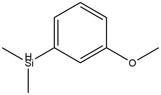 1-(Dimethylsilyl)-3-methoxybenzene Structure