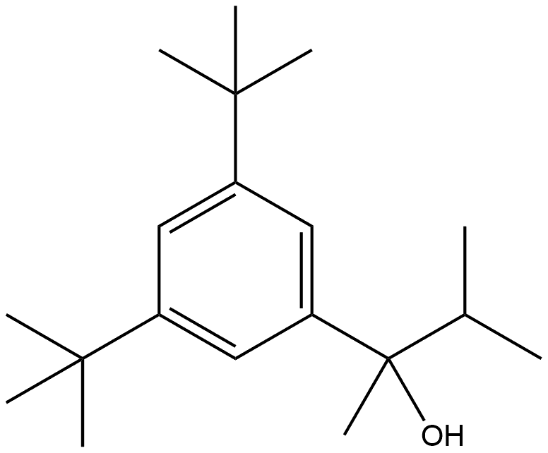 3,5-Bis(1,1-dimethylethyl)-α-methyl-α-(1-methylethyl)benzenemethanol Structure