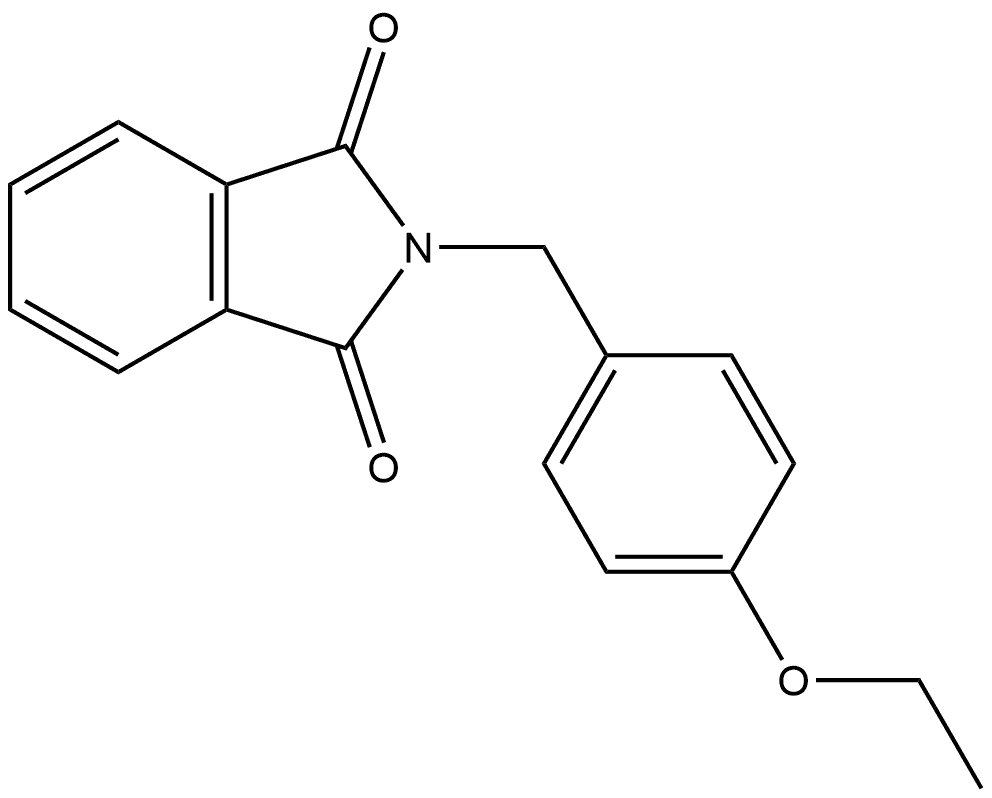 2-[(4-Ethoxyphenyl)methyl]-1H-isoindole-1,3(2H)-dione Structure