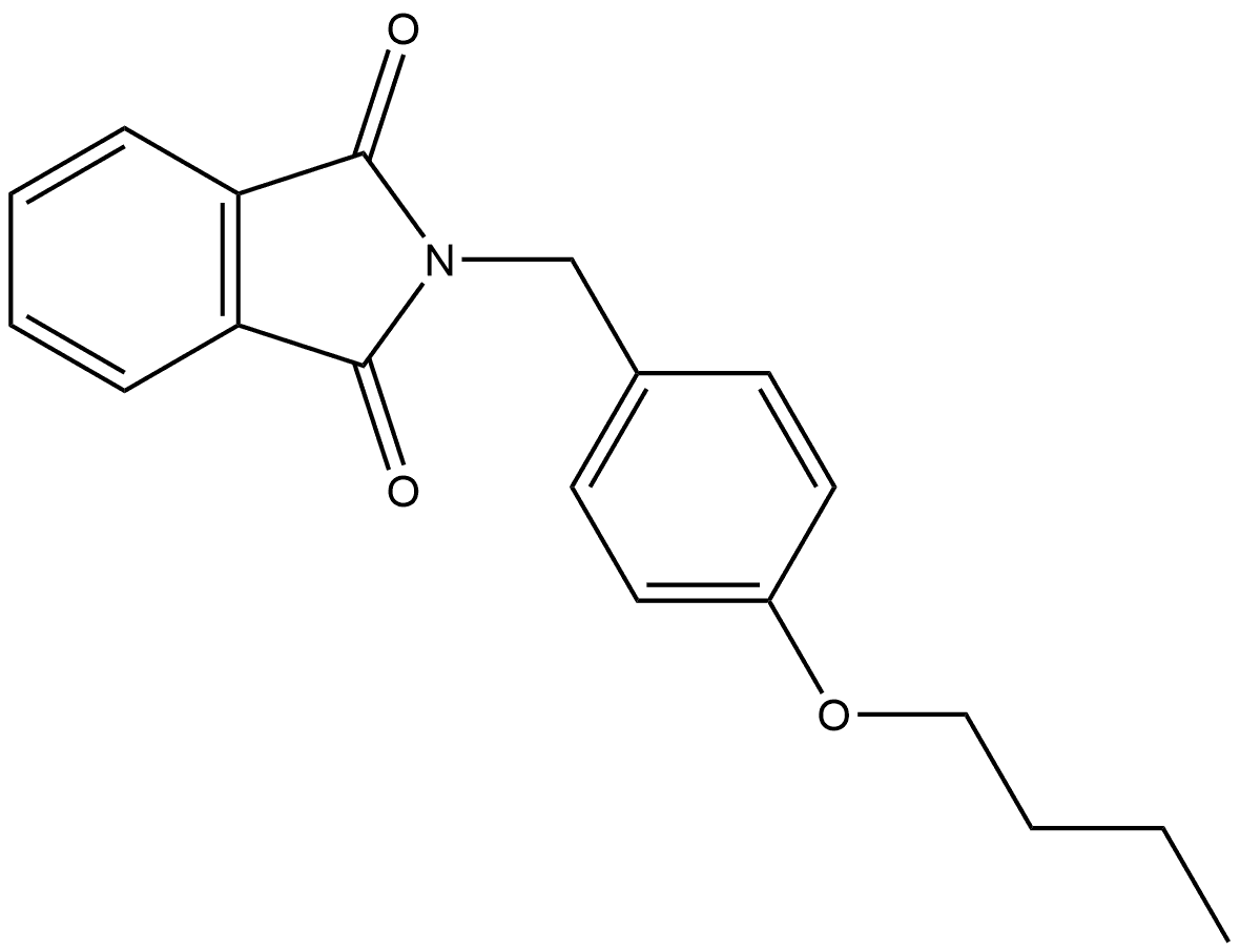 2-[(4-Butoxyphenyl)methyl]-1H-isoindole-1,3(2H)-dione Structure