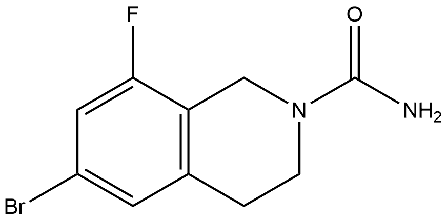 6-Bromo-8-fluoro-3,4-dihydro-2(1H)-isoquinolinecarboxamide Structure