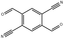 1,4-Benzenedicarbonitrile, 2,5-diformyl- Structure