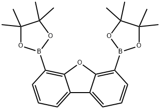 Dibenzofuran, 4,6-bis(4,4,5,5-tetramethyl-1,3,2-dioxaborolan-2-yl)- Structure