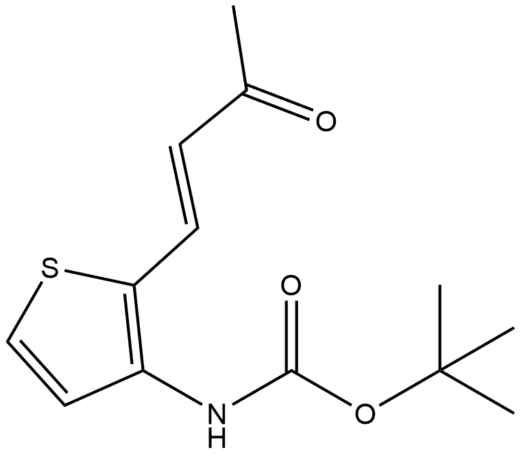 4-(3-t-butoxycarbonylaminothien-2-yl)butenone Structure