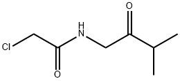 2-chloro-n-(3-methyl-2-oxobutyl)acetamide 구조식 이미지