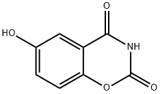 2H-1,3-Benzoxazine-2,4(3H)-dione, 6-hydroxy- Structure