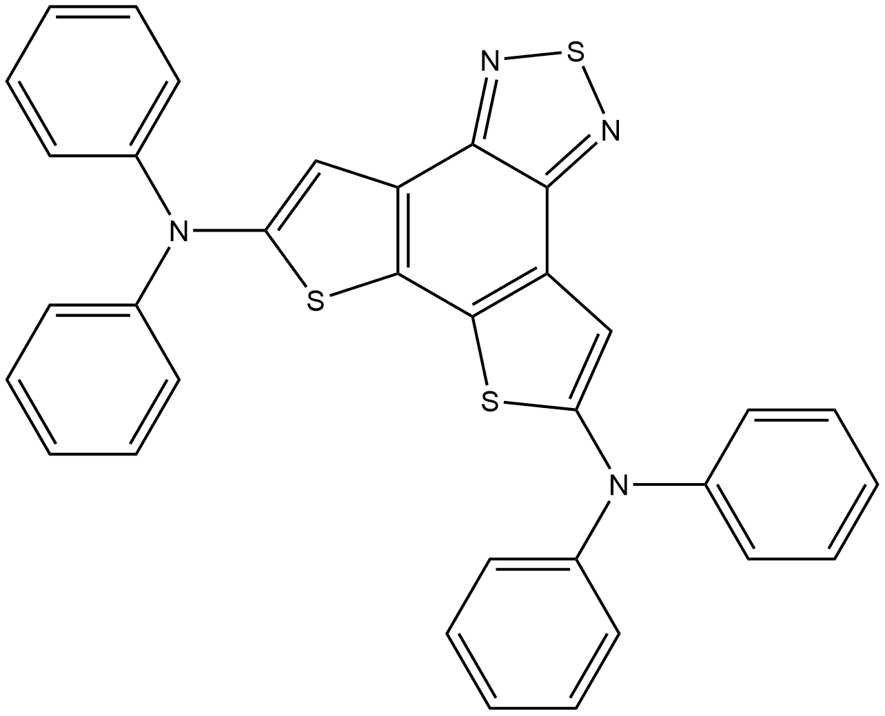 2'',3'':5,6]benzo[1,2-c][1,2,5]thiadiazole-5,8-diamine Structure