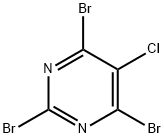 Pyrimidine, 2,4,6-tribromo-5-chloro- Structure