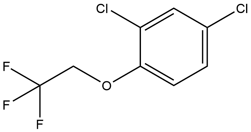 2,4-Dichloro-1-(2,2,2-trifluoroethoxy)benzene Structure