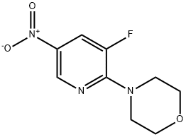 4-(3-Fluoro-5-nitro-pyridin-2-yl)-morpholine Structure