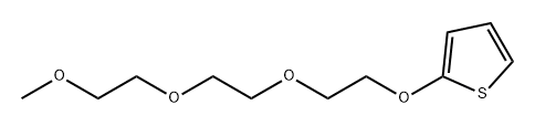 Thiophene, 2-[2-[2-(2-methoxyethoxy)ethoxy]ethoxy]- Structure