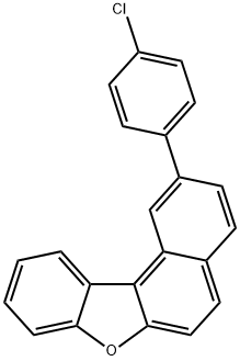 Benzo[b]naphtho[1,2-d]furan, 2-(4-chlorophenyl)- 구조식 이미지