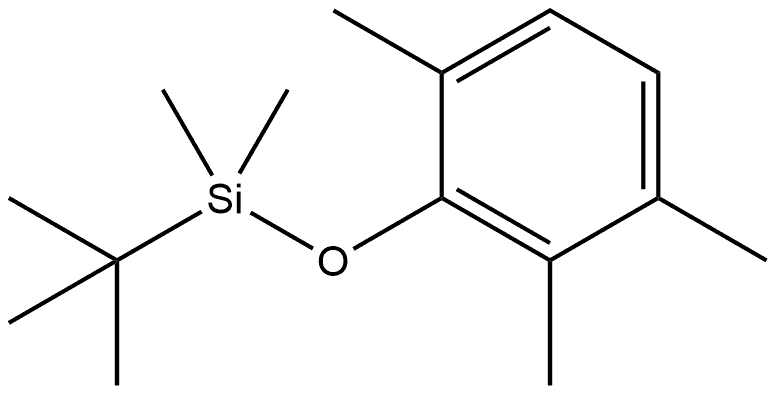 2-[[(1,1-Dimethylethyl)dimethylsilyl]oxy]-1,3,4-trimethylbenzene Structure