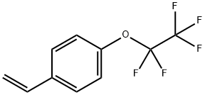 Benzene, 1-ethenyl-4-(1,1,2,2,2-pentafluoroethoxy)- Structure