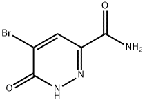 3-Pyridazinecarboxamide, 5-bromo-1,6-dihydro-6-oxo- Structure