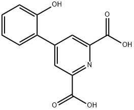 4-(2-Hydroxyphenyl)pyridine-2,6-dicarboxylic acid Structure