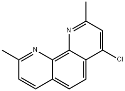 4-Chloro-2,9-dimethyl-1,10-phenanthroline 구조식 이미지