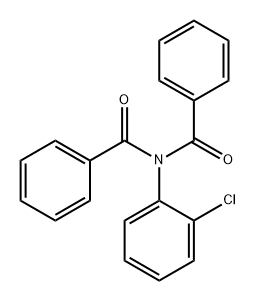 Benzamide, N-benzoyl-N-(2-chlorophenyl)- 구조식 이미지