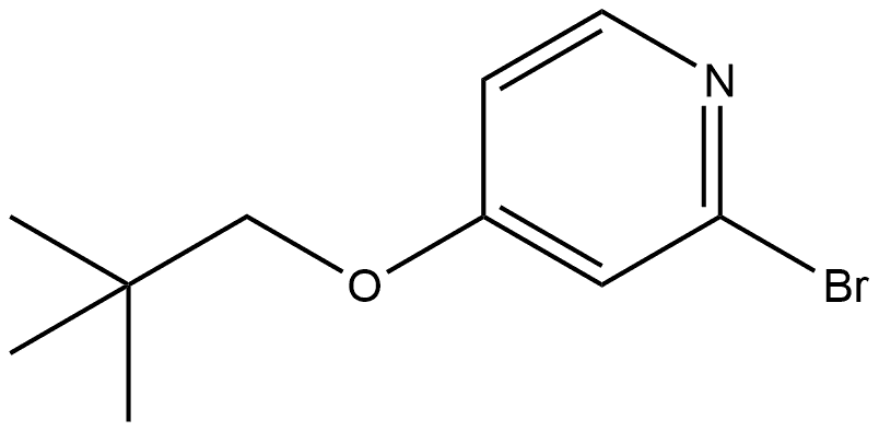 2-Bromo-4-(2,2-dimethylpropoxy)pyridine Structure