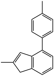 1H-Indene, 2-methyl-4-(4-methylphenyl)- Structure