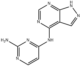 4-N-(1H-Pyrazolo[3,4-d]pyrimidin-4-yl)pyrimidine-2,4-diamine Structure