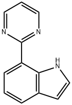 1H-Indole, 7-(2-pyrimidinyl)- Structure