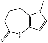 Pyrrolo[3,2-b]azepin-5(1H)-one, 4,6,7,8-tetrahydro-1-methyl- Structure