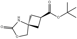 (cis)-tert-butyl 6-oxo-7-oxa-5-azaspiro[3.4]octane-2-carboxylate Structure