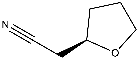 (R)-2-(Tetrahydrofuran-2-yl)acetonitrile Structure