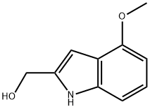 1H-Indole-2-methanol, 4-methoxy- Structure