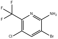 2-Pyridinamine, 3-bromo-5-chloro-6-(trifluoromethyl)- Structure