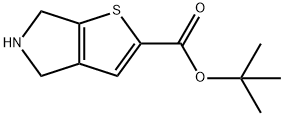 4H-Thieno[2,3-c]pyrrole-2-carboxylic acid, 5,6-dihydro-, 1,1-dimethylethyl ester Structure