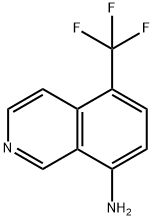 8-Isoquinolinamine, 5-(trifluoromethyl)- Structure