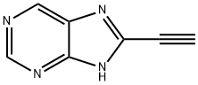 8-Ethynyl-9H-purine 구조식 이미지