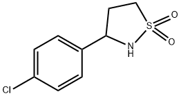 Isothiazolidine, 3-(4-chlorophenyl)-, 1,1-dioxide 구조식 이미지